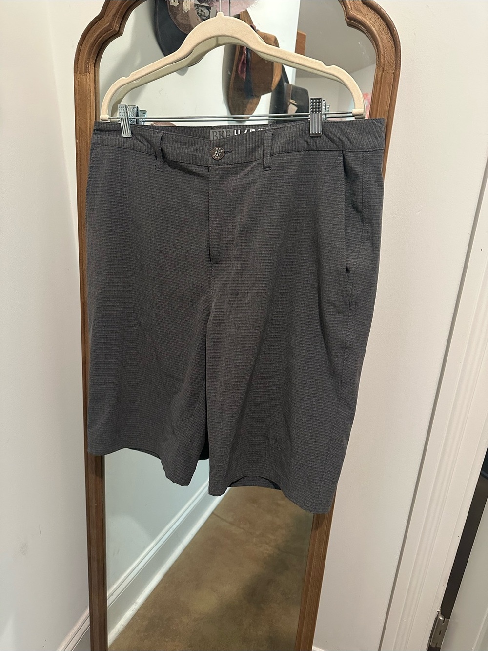 BKE Men's Charcoal hybrid Shorts 34